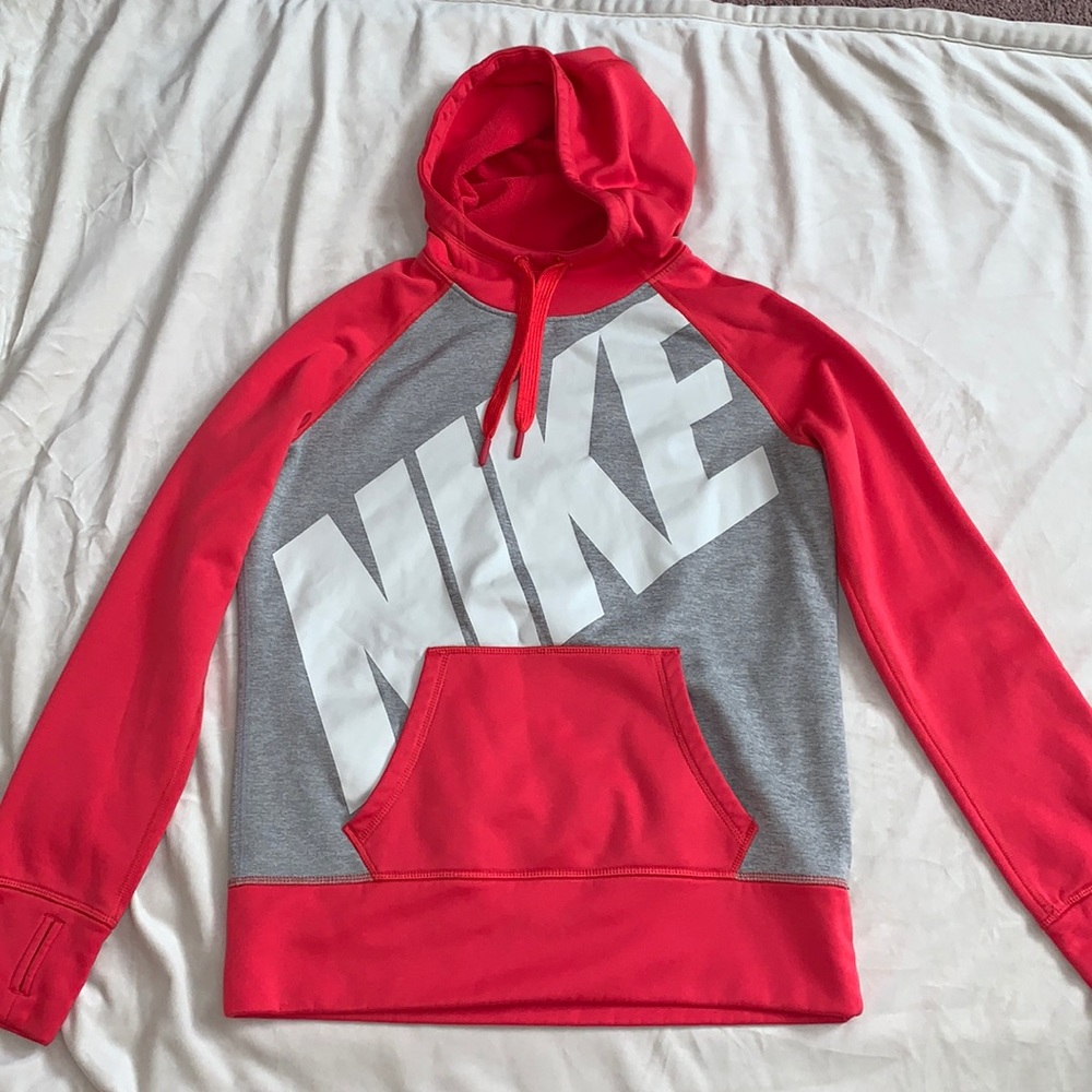 Pink & Gray Nike Hoodie